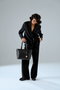 Vince Camuto Bolso Tote Negro Taormina - 100% Piel de Polivinilo Lujoso y Versátil